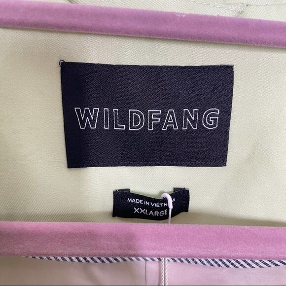 WILDFANG Empower Double Breasted Oversized Blazer Celadon Green {YY50} - Picture 5 of 6